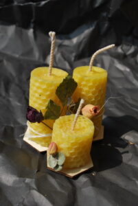 Velas de Cera de Abeja